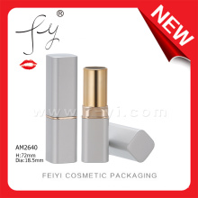 Square Glossy Empty Lipstick Tubes Packaging Aluminum Cosmetic Tube